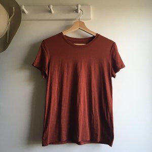 Vince Essential Pima Cotton Crew Neck T Shirt Size M